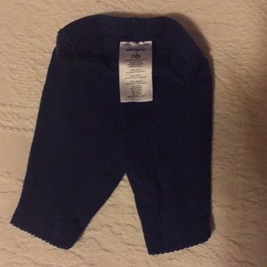 Newborn navy blue pants